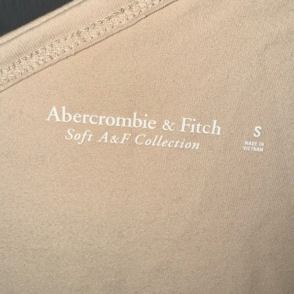 Abercrombie & Fitch Smooth Tan One Long Sleeve thing Bodysuit Small - Picture 4 of 5